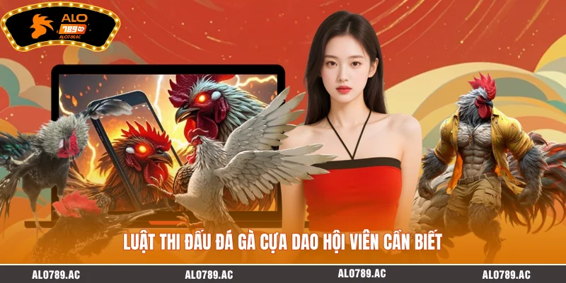 Luật thi đấu đá gà cựa dao hội viên cần biết